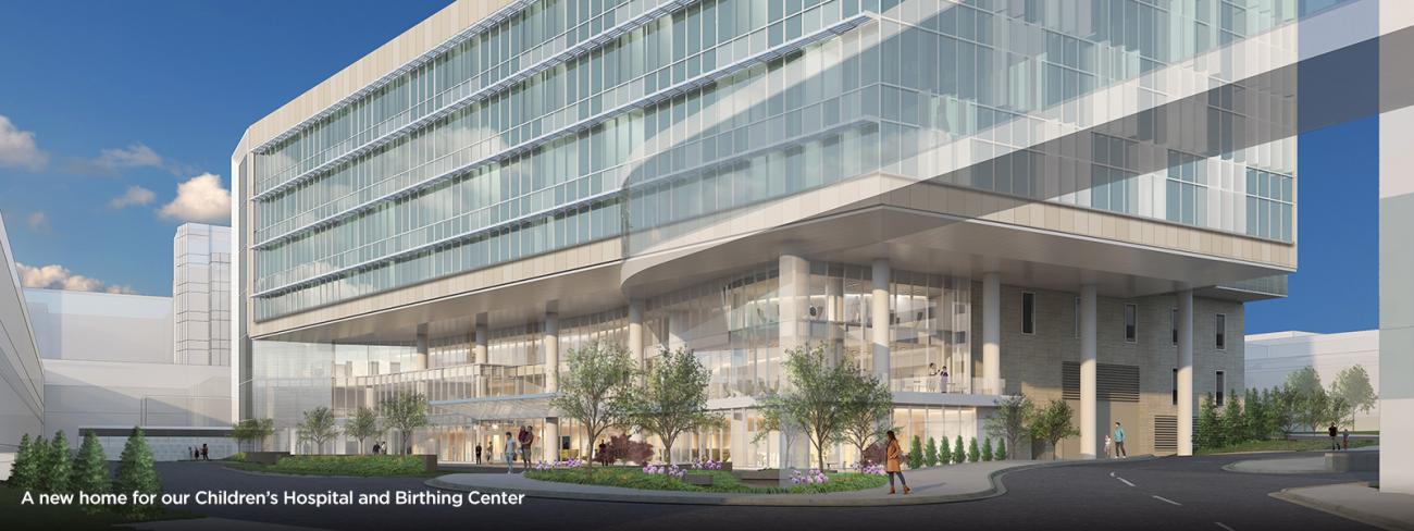 Children's Hospital rendering north view