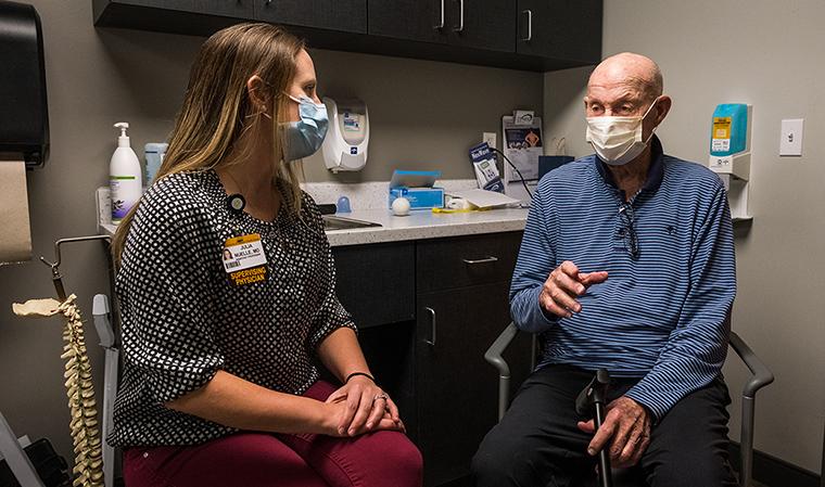 Norm Stewart and Dr. Julia Nuelle